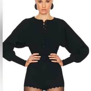 Elegant Black Cardigan Sweater